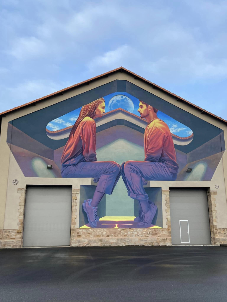 Fresque de WD au plateau des forges