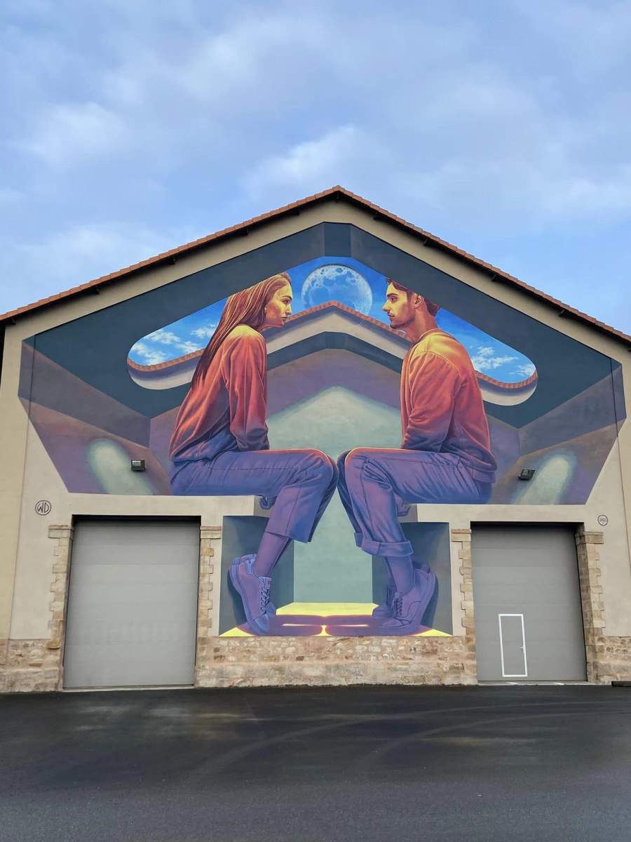 Fresque de WD au plateau des forges