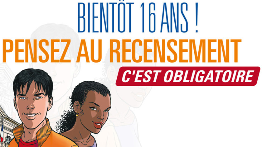 Lire la suite à propos de l’article Bientôt  16 ans ! Pensez au recensement